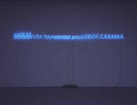 Bruce Nauman, My Name as Thougt It Were Written on the Surface of the Moon, 1968