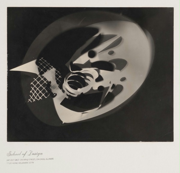 Fotogramm Moholy-Nagy, ca. 1938. (c) VG Bildkunst, Bonn, 2010